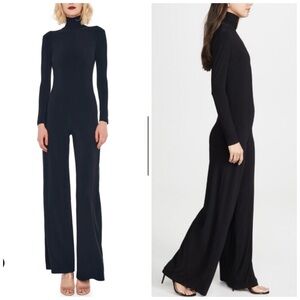 Norma Kamali Black Turtleneck Jumpsuit